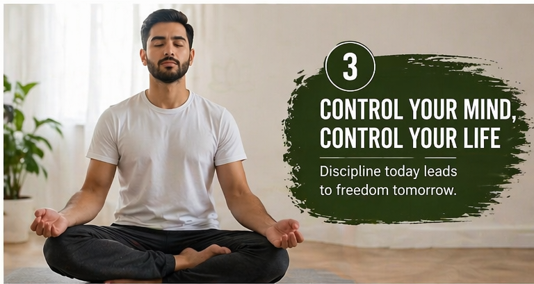 daily habits to reduce distractions and improve mental discipline