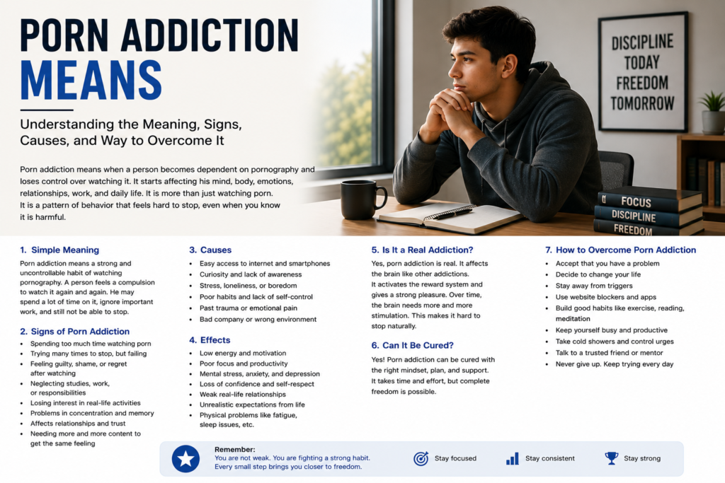 porn addiction means