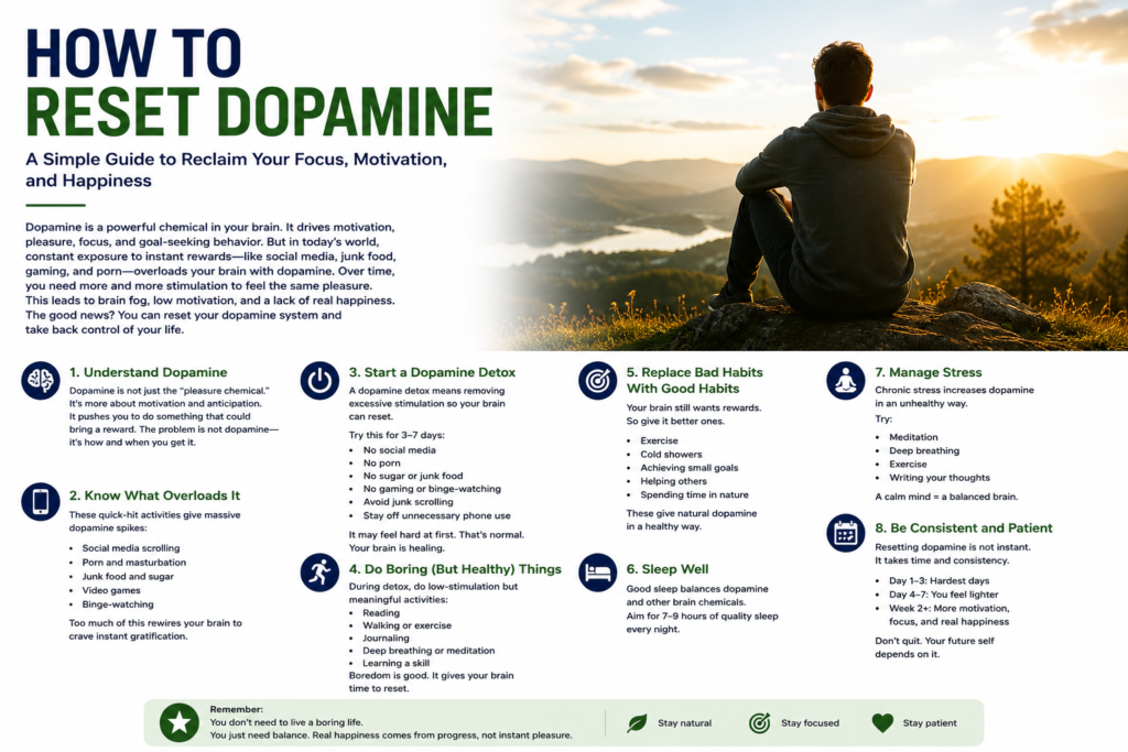 how to reset dopamine