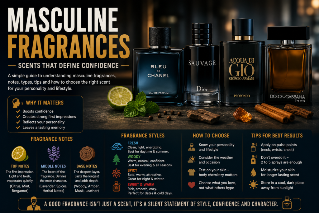 masculine fragrances
